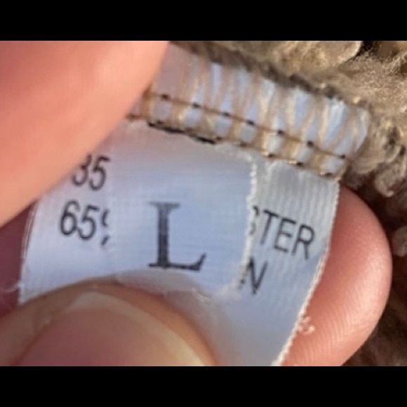 Fuzzy Cardigan with Hood and Pockets Size Large - Picture 3 of 10